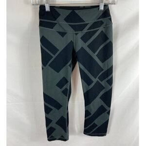 Lucy Activewear Powermax Hatha Collection Printed Crop Leggings size xs
